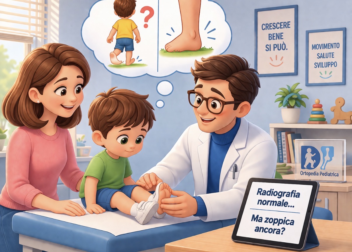 Mio figlio zoppica ma la radiografia è normale: e adesso? 