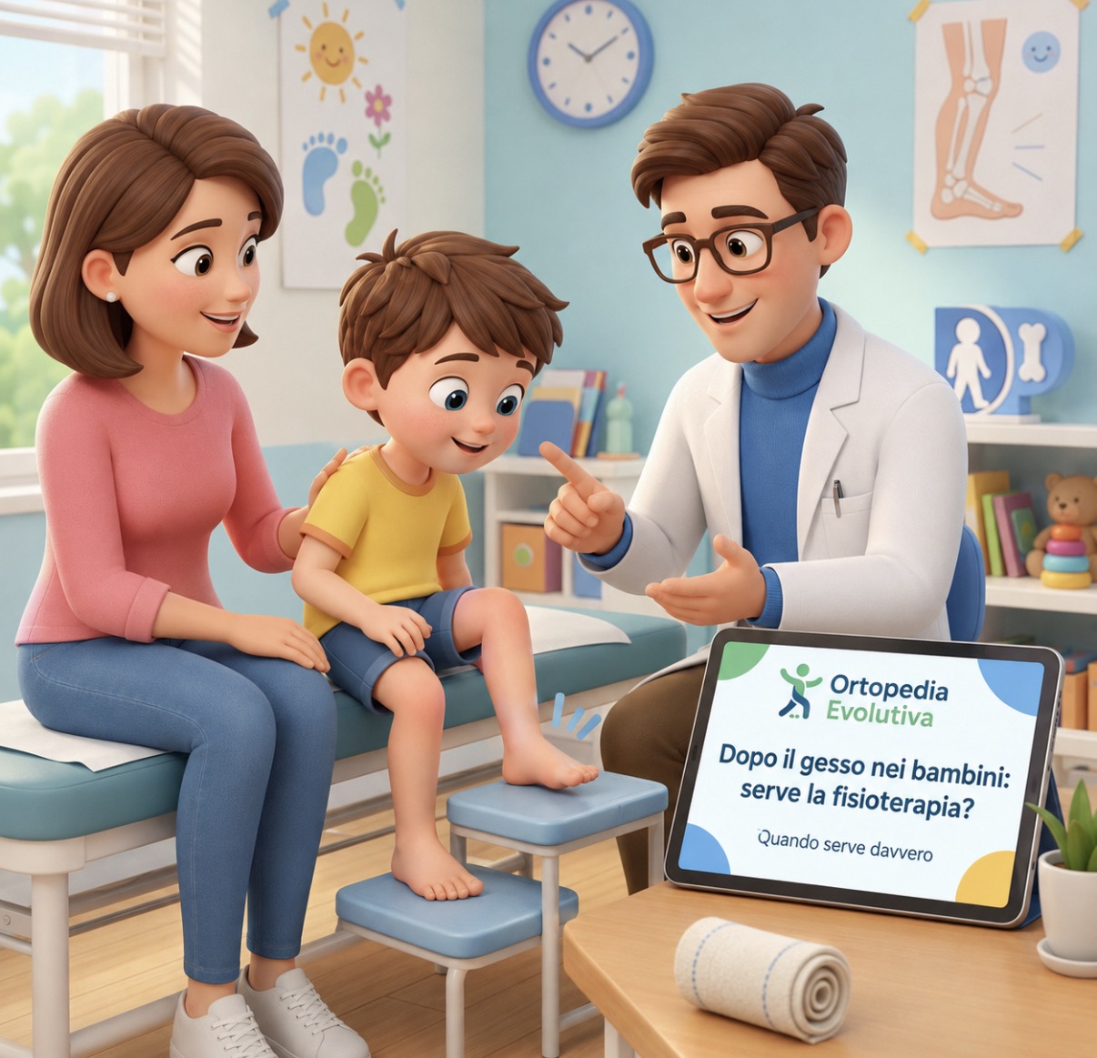Dopo una frattura nei bambini serve la fisioterapia?
