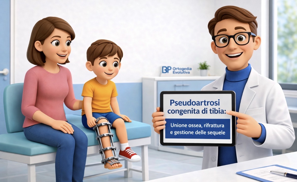 Pseudoartrosi congenita di tibia: cosa dice oggi la letteratura tra unione, rifrattura e gestione delle sequele