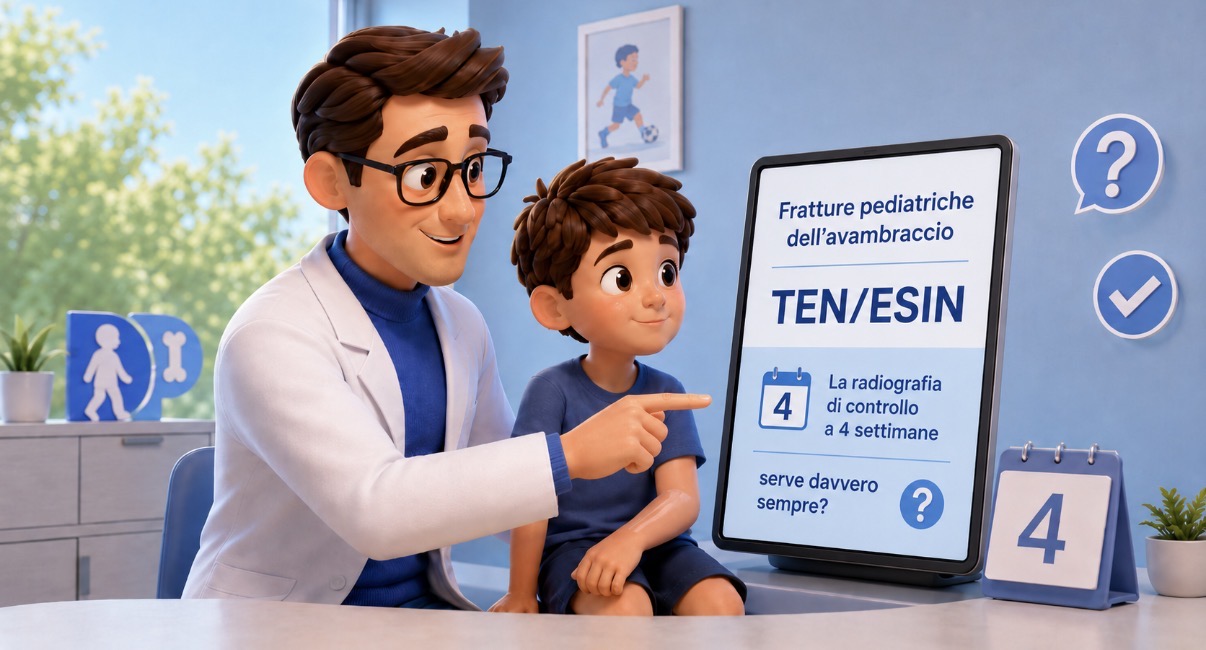 Fratture pediatriche dell’avambraccio trattate con TEN/ESIN: la radiografia di controllo a 4 settimane serve davvero sempre?