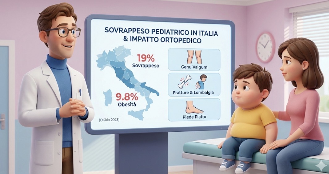 Sovrappeso pediatrico in Italia e impatto ortopedico: cosa dice la letteratura recente