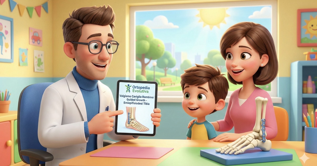 Valgismo di caviglia nel bambino: quanto corregge davvero la “guided growth” e cosa aspettarsi nel follow-up