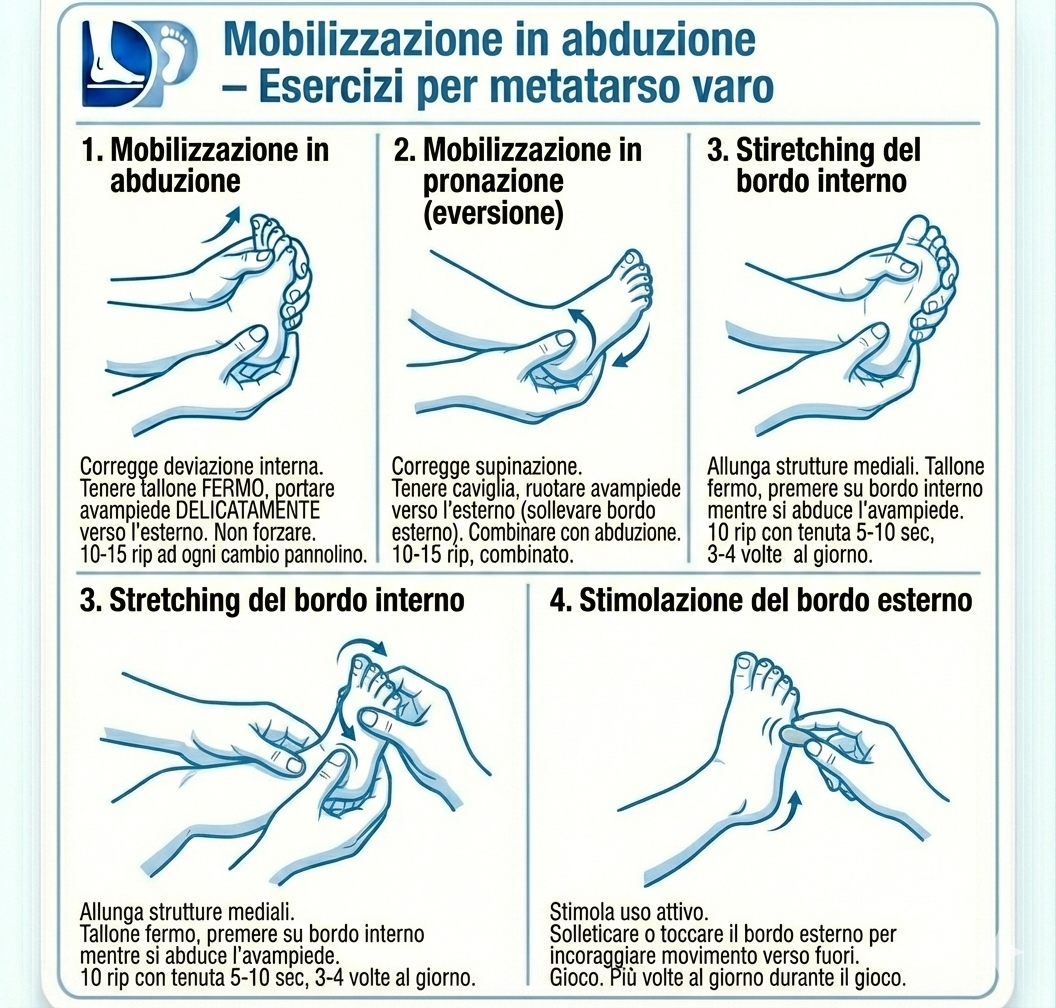Scheda esercizi per Metatarso varo flessibile
